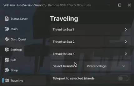 Volcano Hub Script preview