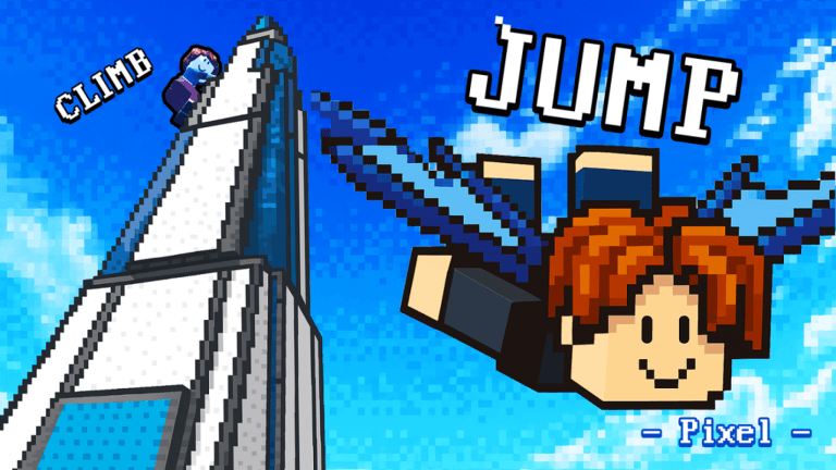 🧗Climb and Jump Tower[pixel world]