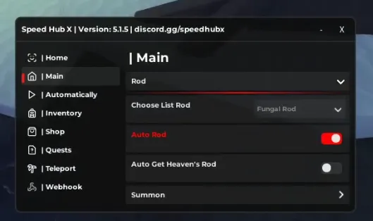 Speed Hub X Fisch Script Script preview